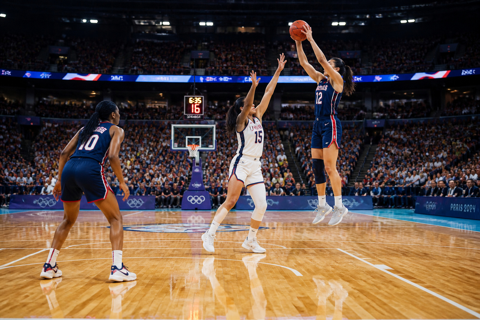 Basket action et determination sur le parquet