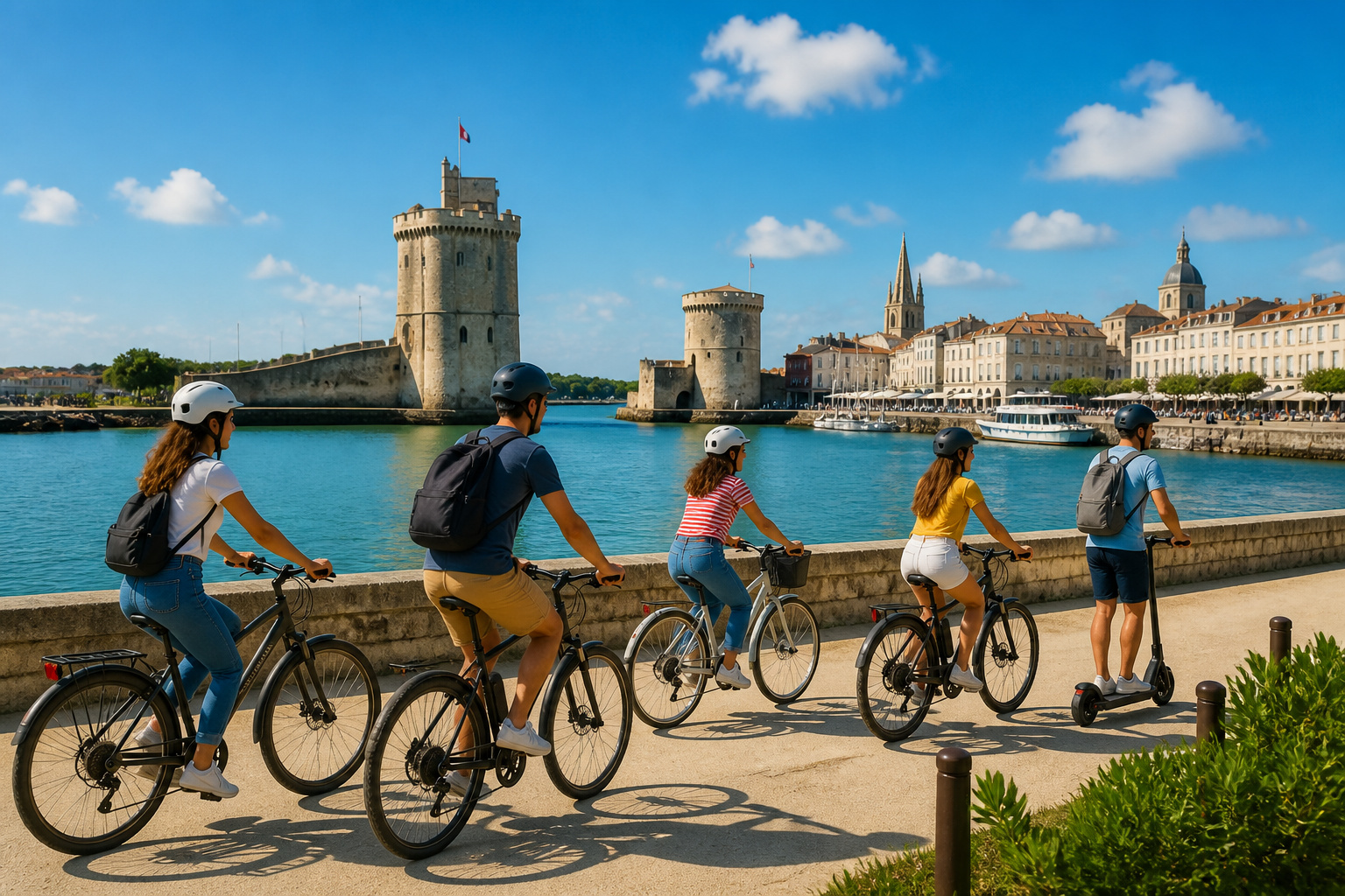 La rochelle a velo decouverte joyeuse