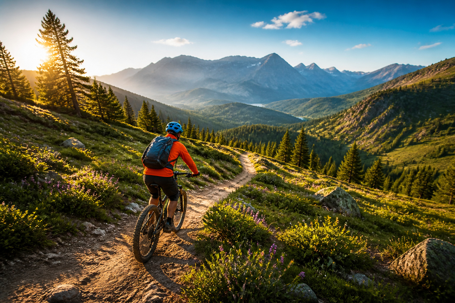 Vtt aventure et exploration en montagne